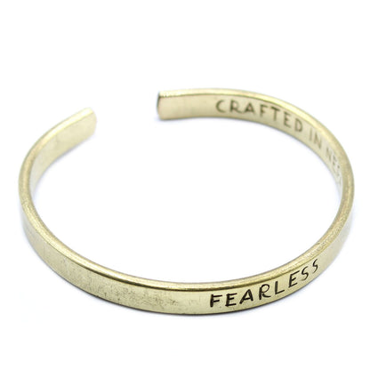 Brass Inspiration Bracelet