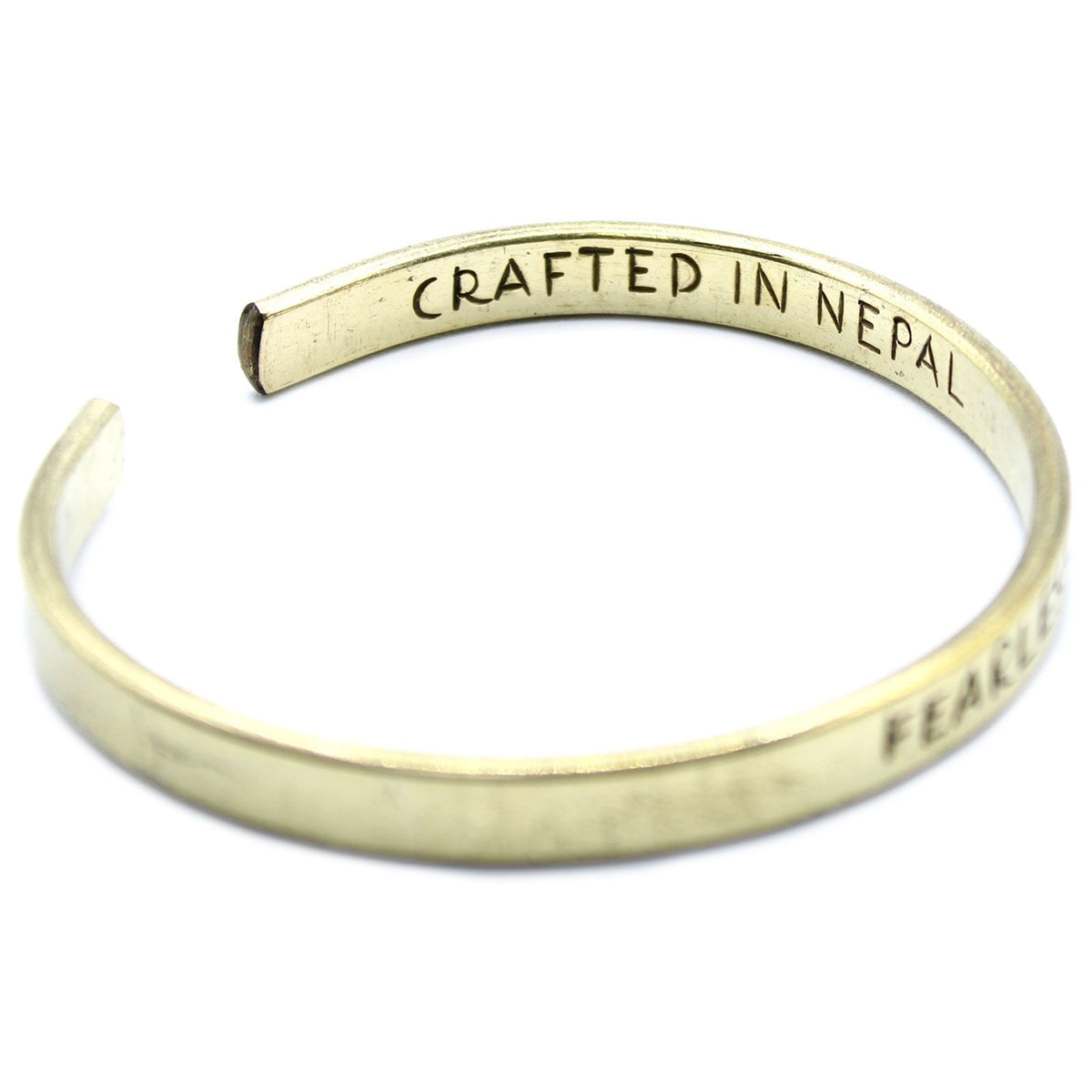 Brass Inspiration Bracelet