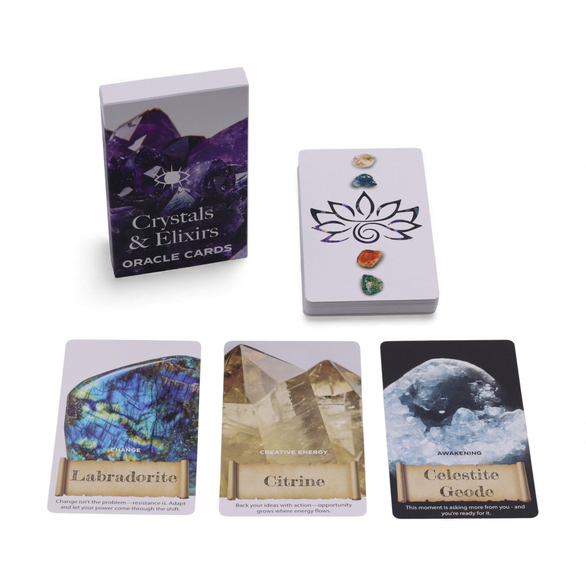 Crystals & Elixirs Oracle Cards – Healing Energy Deck