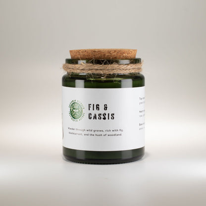 Greenman Woodwick Soy Candle – Fig & Cassis