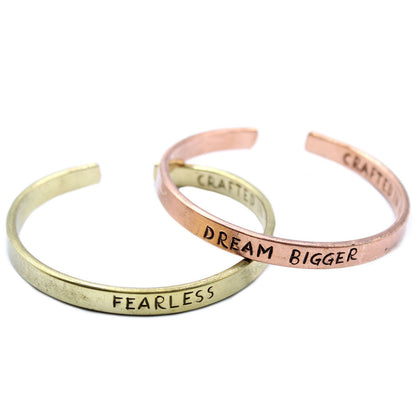Brass Inspiration Bracelet