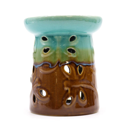 Rustic Ceramic Dragonfly Oil Burner – Assorted