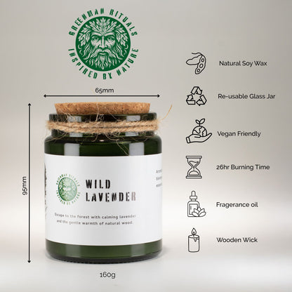 Greenman Woodwick Soy Candle – Ash & Woodsmoke