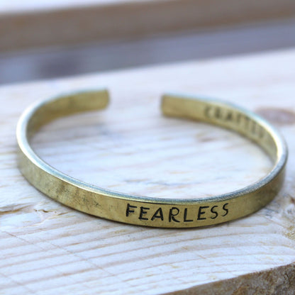 Brass Inspiration Bracelet