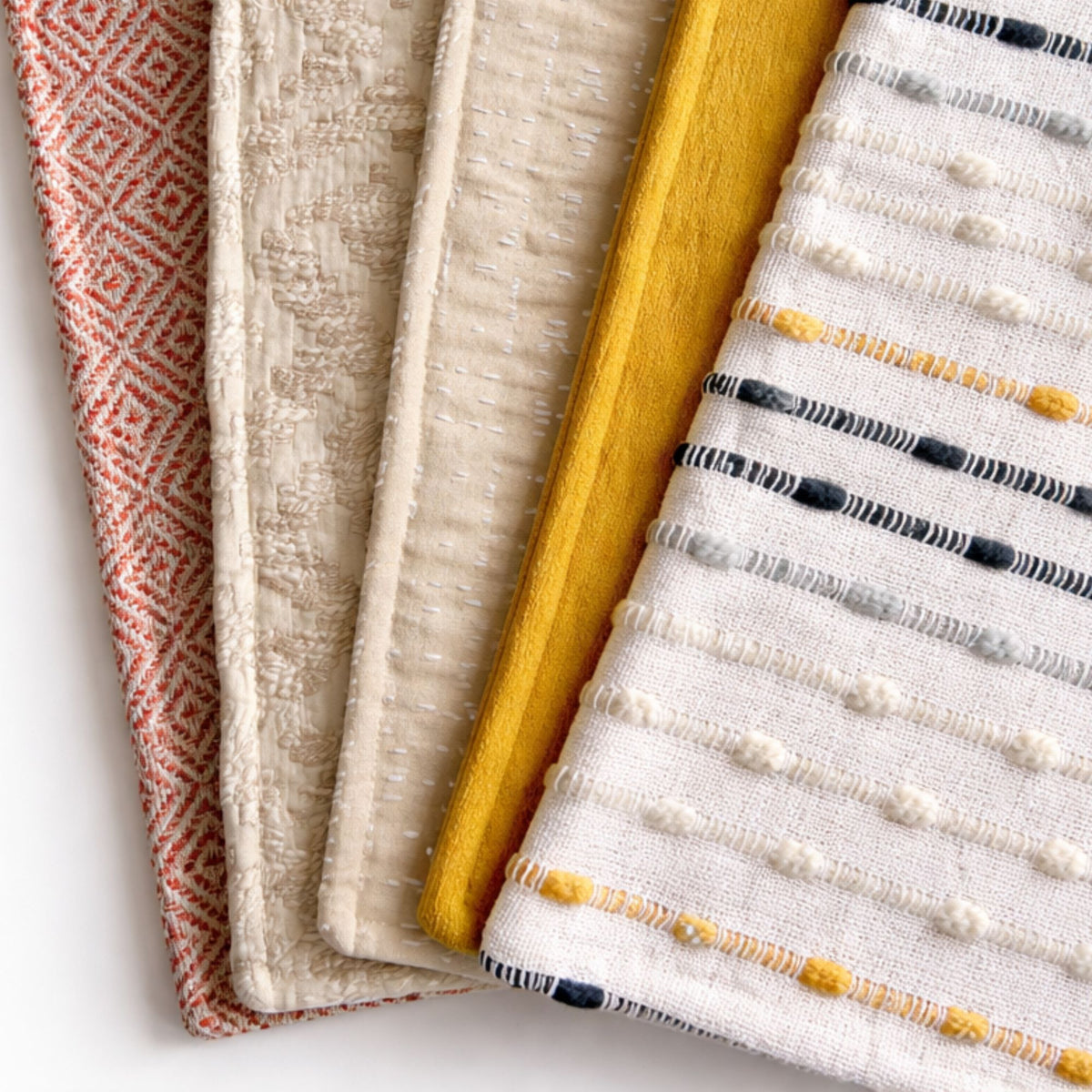 Neutral Geometric Cushion Cover – 45 × 45 cm