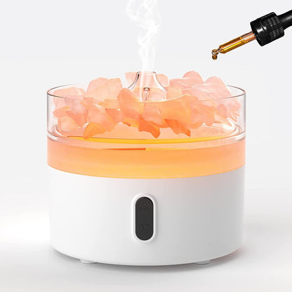 Himalayan Salt Flame-Effect Aroma Diffuser