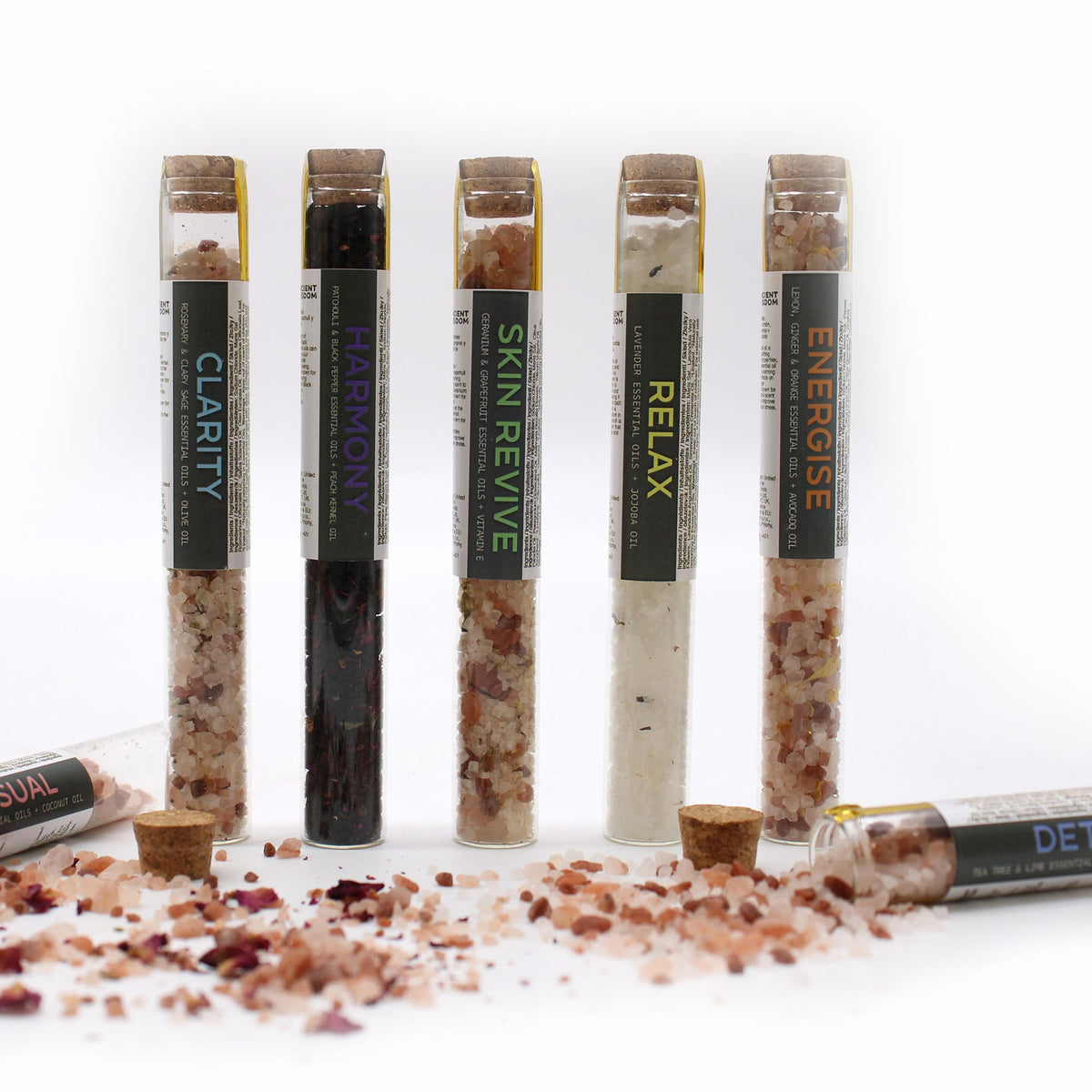 Bath Salts Gift Set – 7 Vials