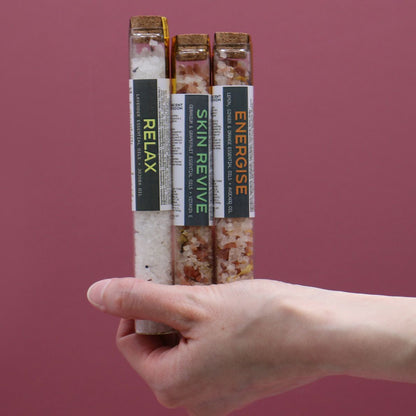 Bath Salts Gift Set – 7 Vials