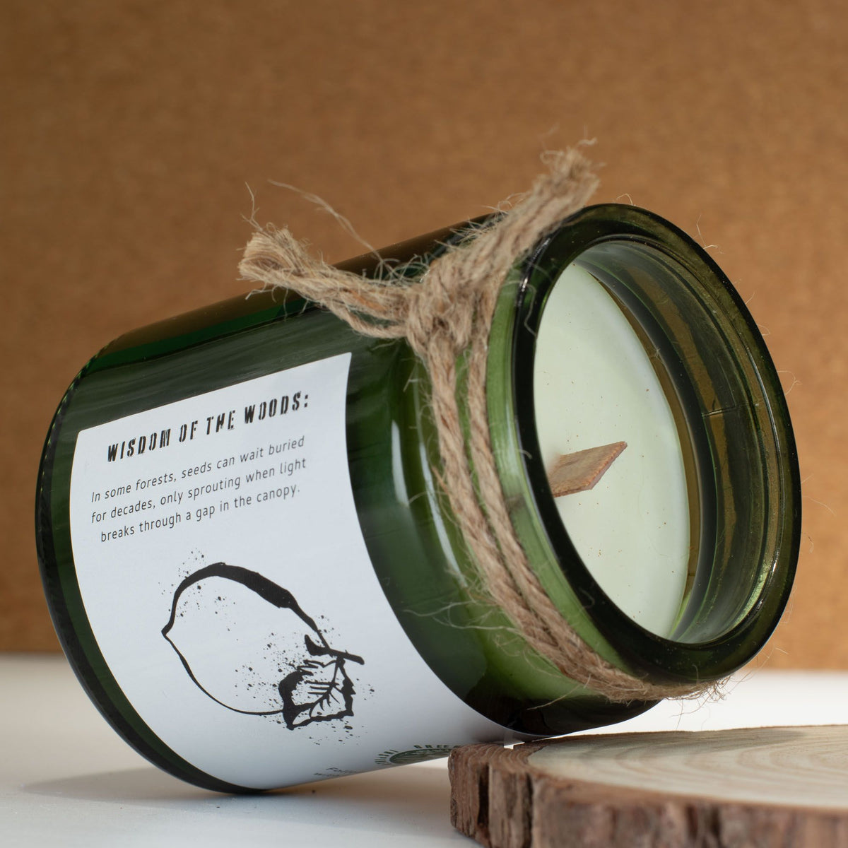 Greenman Woodwick Soy Candle – Cedar Citrus