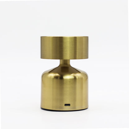 Bronze Mushroom Touch Lamp – Rechargeable USB-C