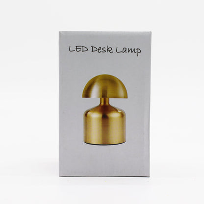 Bronze Mushroom Touch Lamp – Rechargeable USB-C