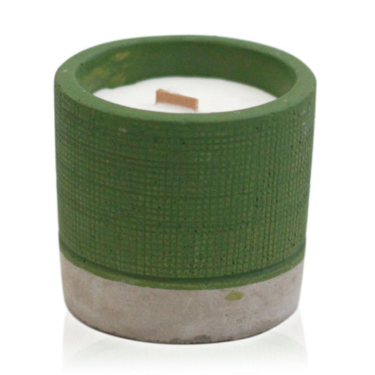 Concrete Woodwick Candle – Sea Moss & Herbs